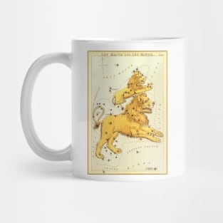 Leo the Lion, from Urania's Mirror, Vintage Signs of the Zodiac Mug
